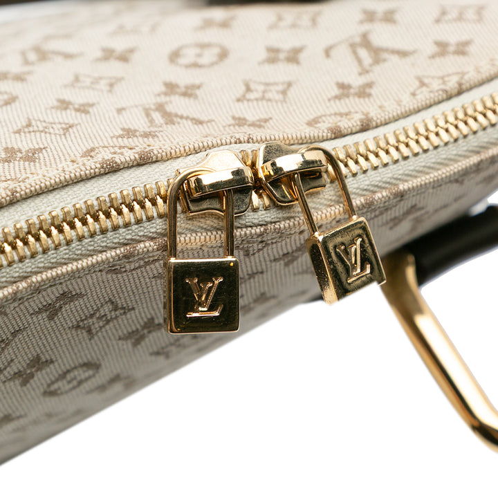 Louis Vuitton Monogram Mini Lin Alma Haut Marron