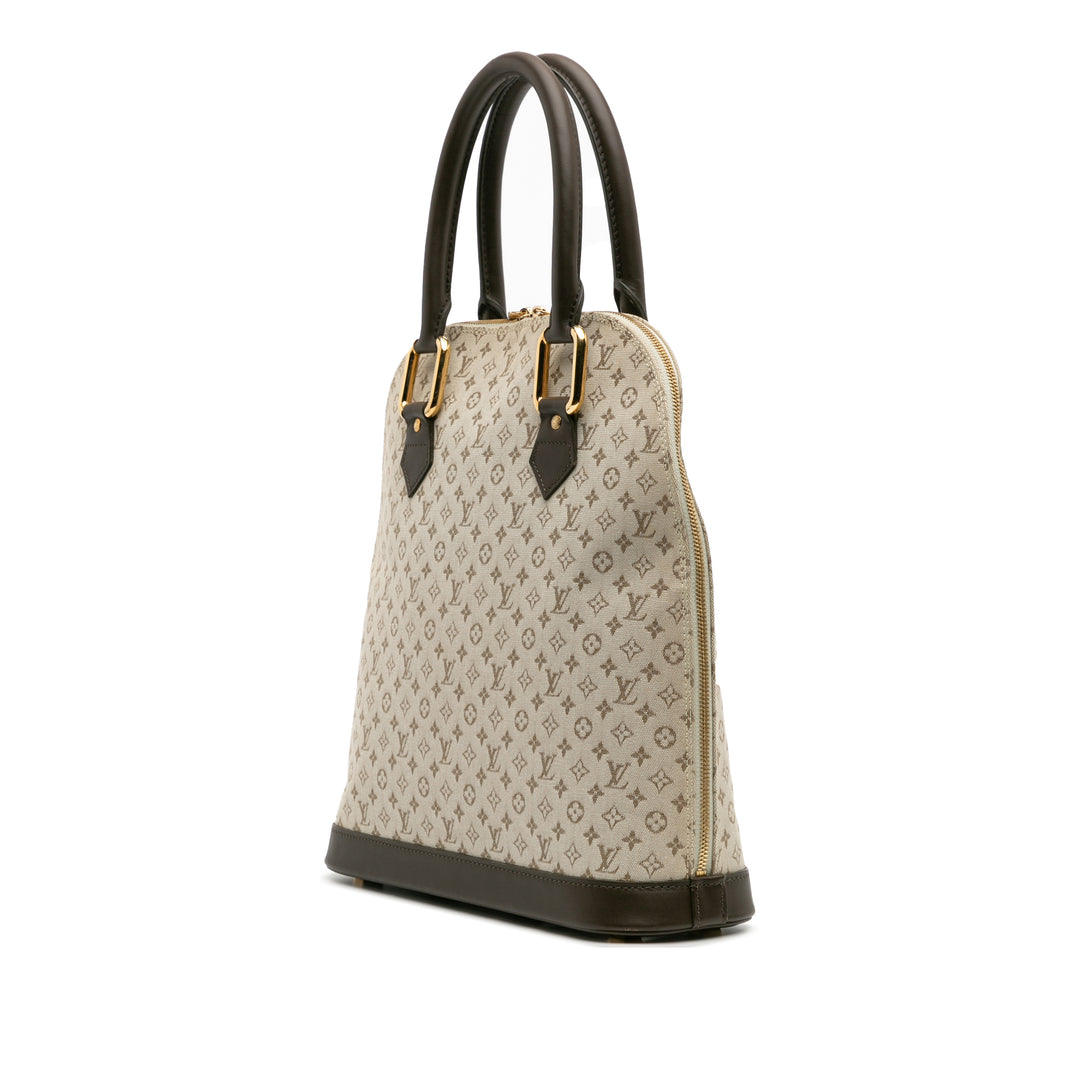Louis Vuitton Monogram Mini Lin Alma Haut Marron