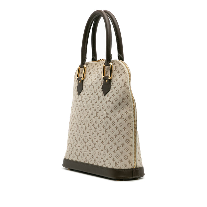 Louis Vuitton Monogram Mini Lin Alma Haut Marron