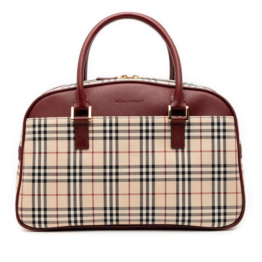 Burberry House Check Toile Sac à main – GABY PARIS Authentique