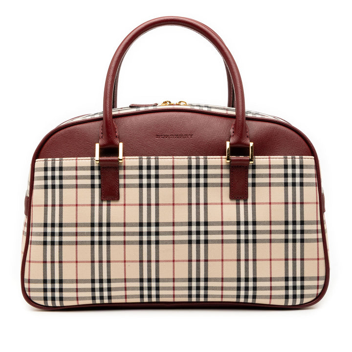 Burberry House Check Toile Sac à main – GABY PARIS Authentique