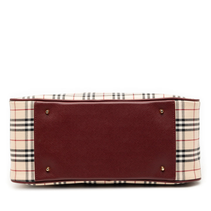 Burberry House Check Toile Sac à main – GABY PARIS Authentique