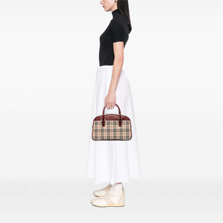 Burberry House Check Toile Sac à main – GABY PARIS Authentique