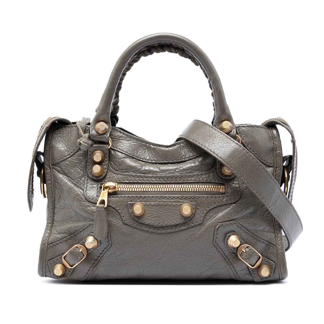 Balenciaga Mini Cuir d’agneau Motocross Giant 21 City Sac