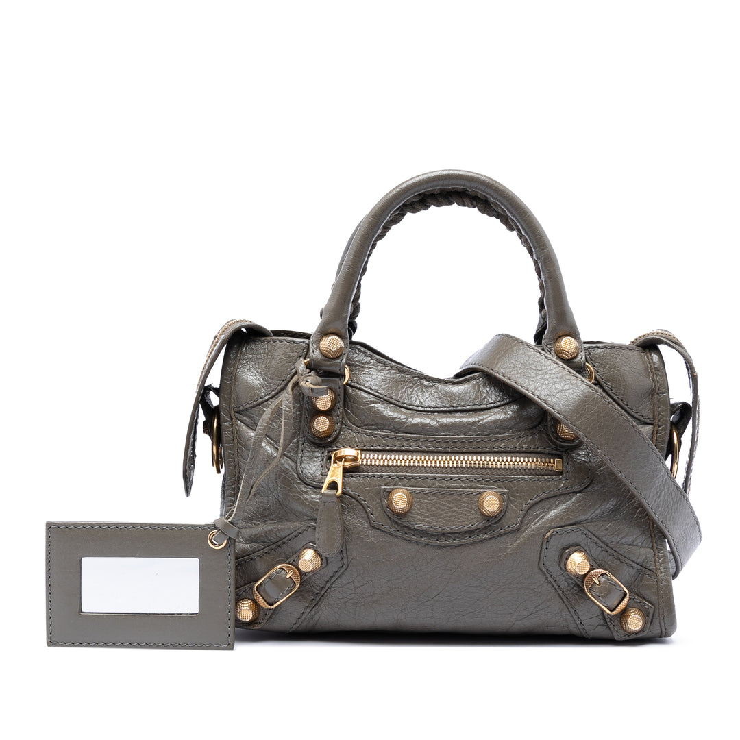 Balenciaga Mini Cuir d’agneau Motocross Giant 21 City Sac