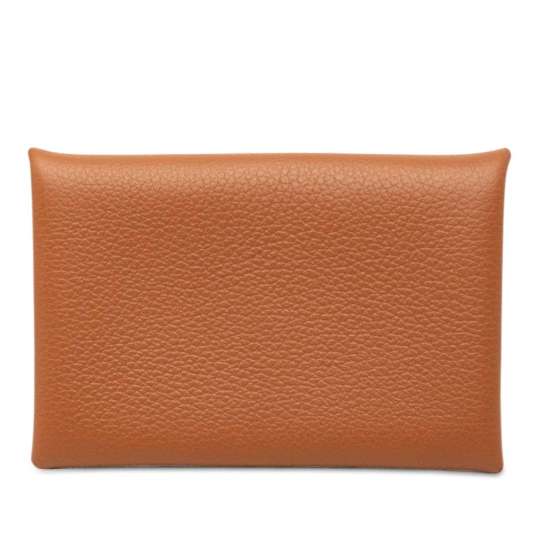 Calvi Porte-cartes Epsom Marron