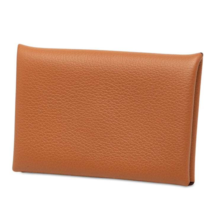 Calvi Porte-cartes Epsom Marron