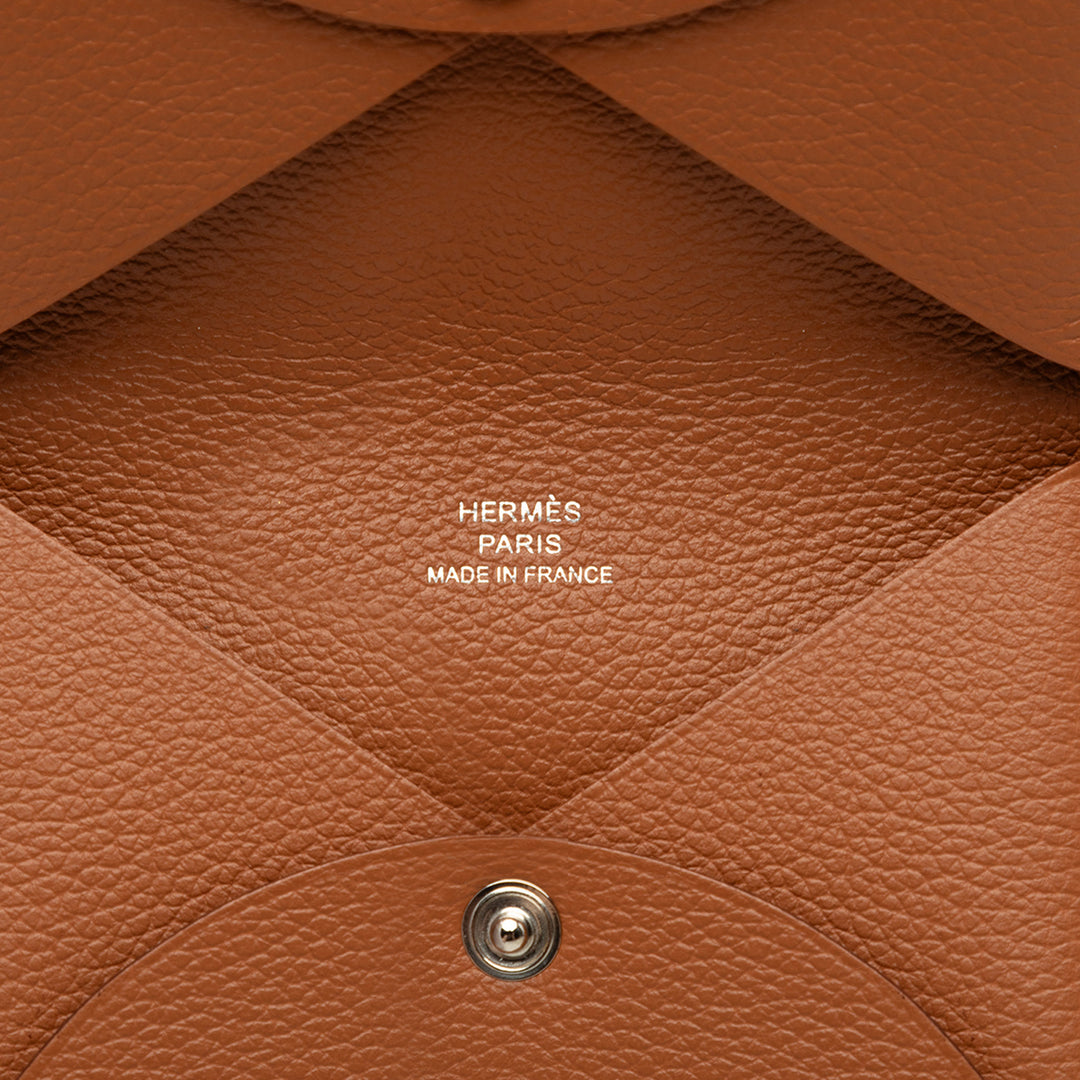 Calvi Porte-cartes Epsom Marron