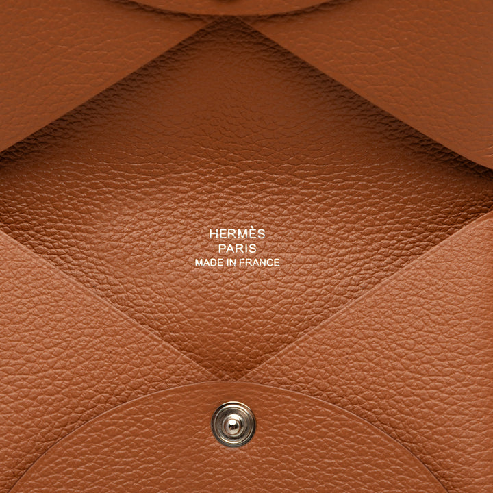 Calvi Porte-cartes Epsom Marron