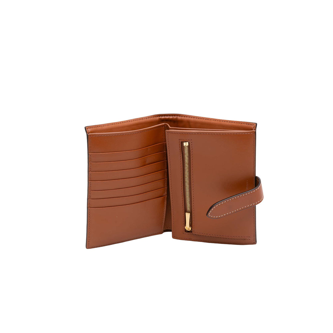 Triomphe Compact Portefeuille Triomphe enduite Marron
