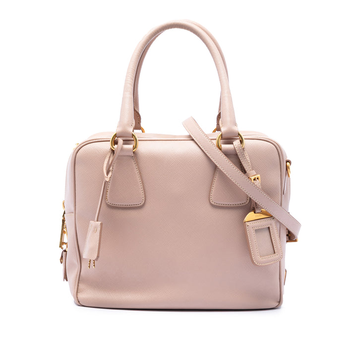 Prada Small Saffiano Square Bauletto Sac