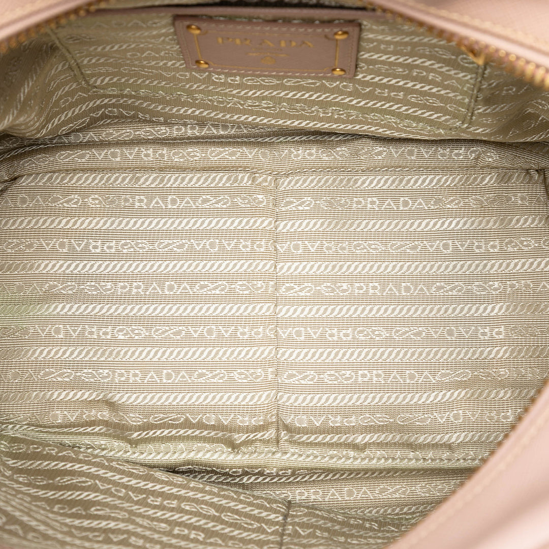 Prada Small Saffiano Square Bauletto Sac