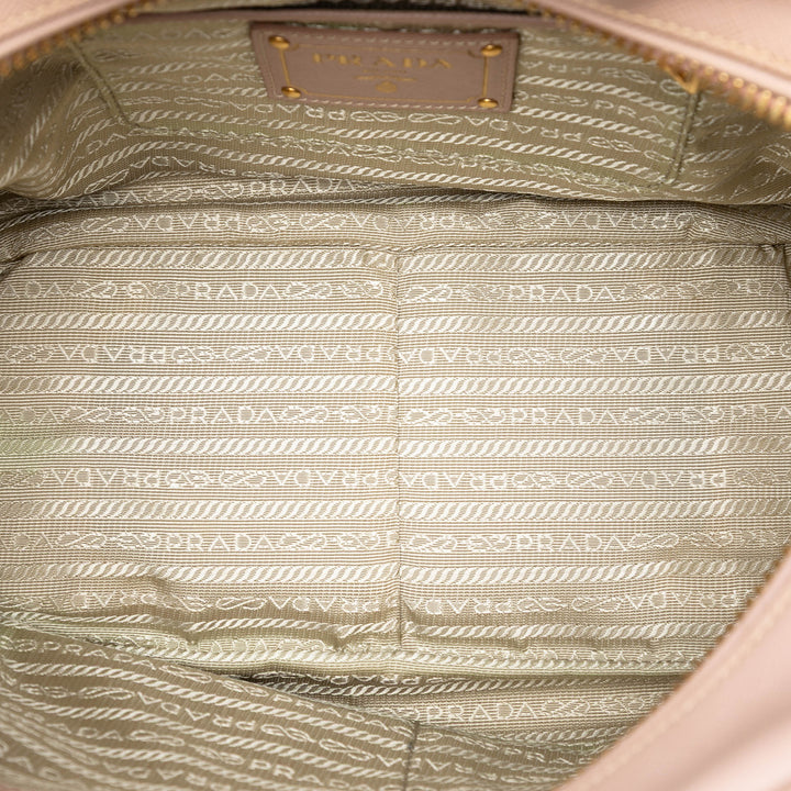 Prada Small Saffiano Square Bauletto Sac