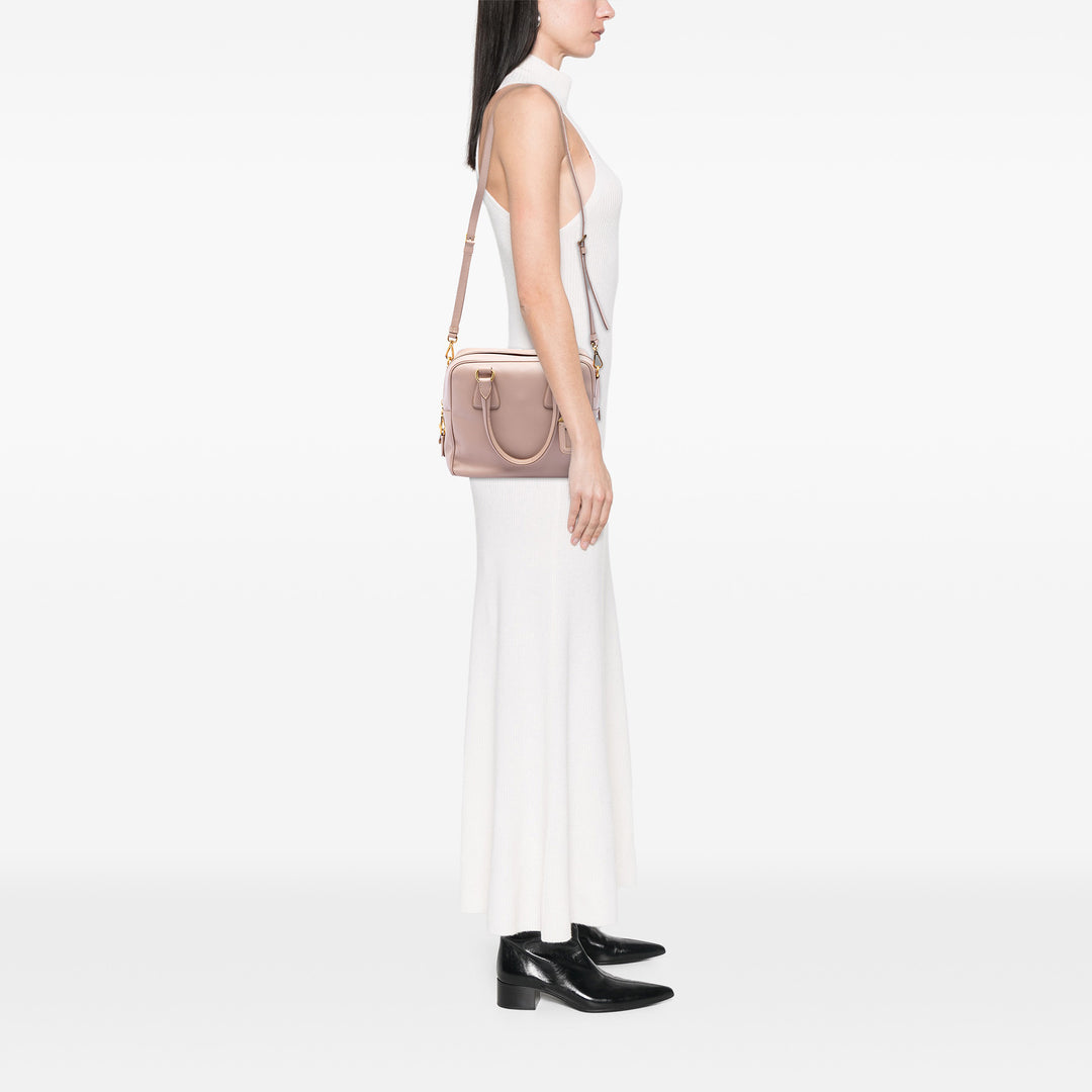Prada Small Saffiano Square Bauletto Sac