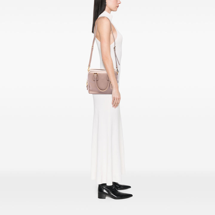 Prada Small Saffiano Square Bauletto Sac