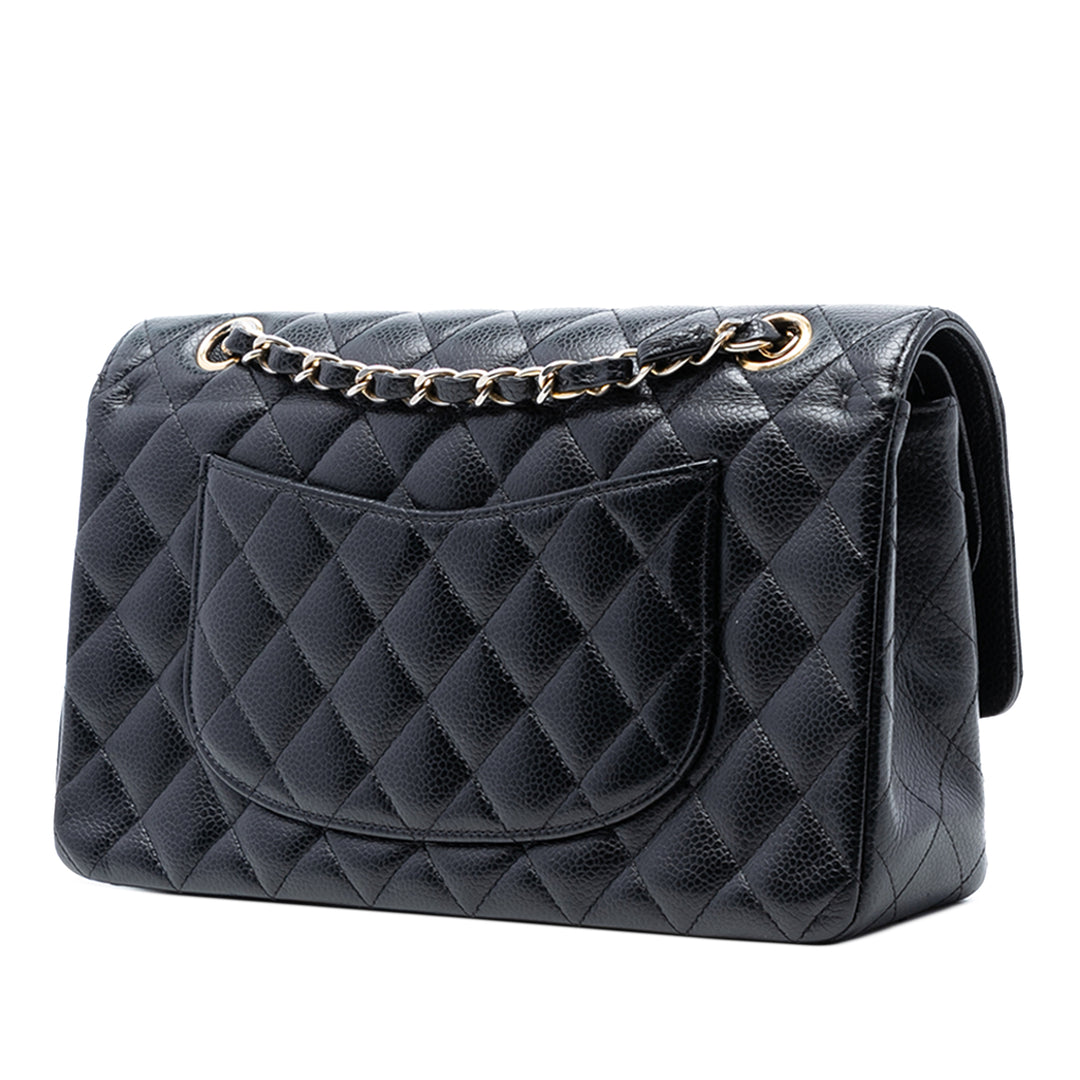 Chanel Medium Classic Caviar Double rabat