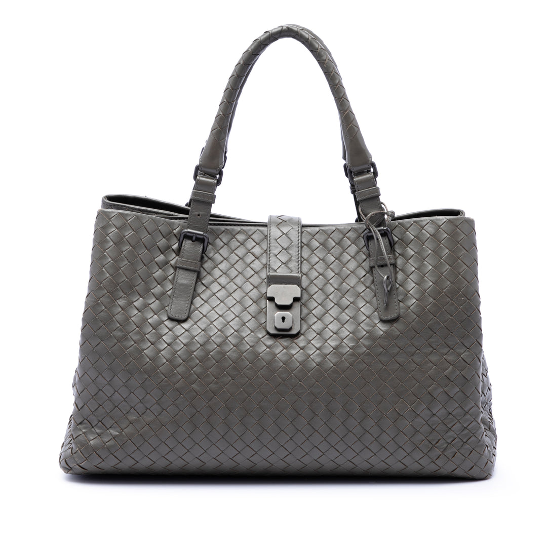 Bottega Veneta Medium Nappa Intrecciato Roma Cabas