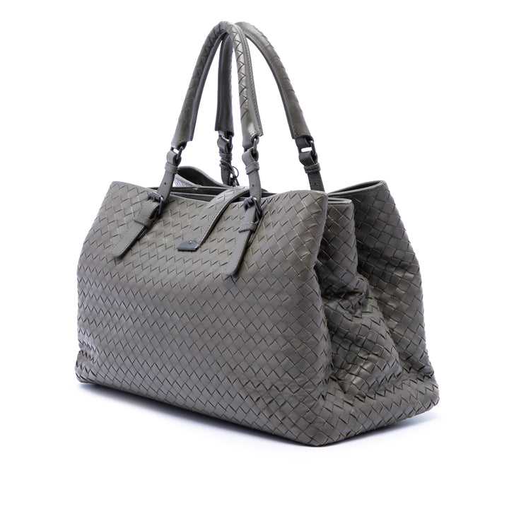 Bottega Veneta Medium Nappa Intrecciato Roma Cabas