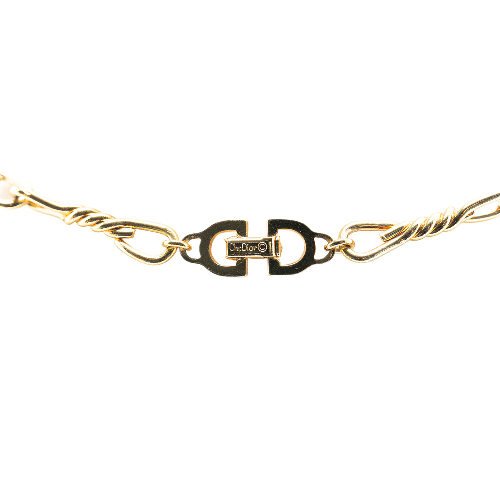 Gold Plated Double Chain Necklace Gold - Gaby Paris