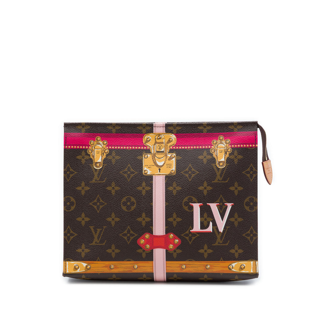 Louis Vuitton Summer Trunks Trousse de toilette 26 Monogram Marron