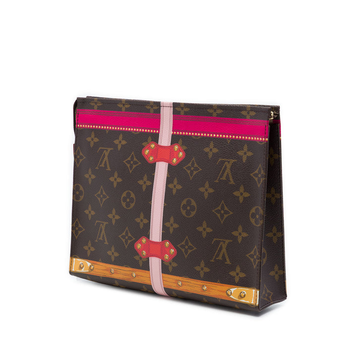 Louis Vuitton Summer Trunks Trousse de toilette 26 Monogram Marron