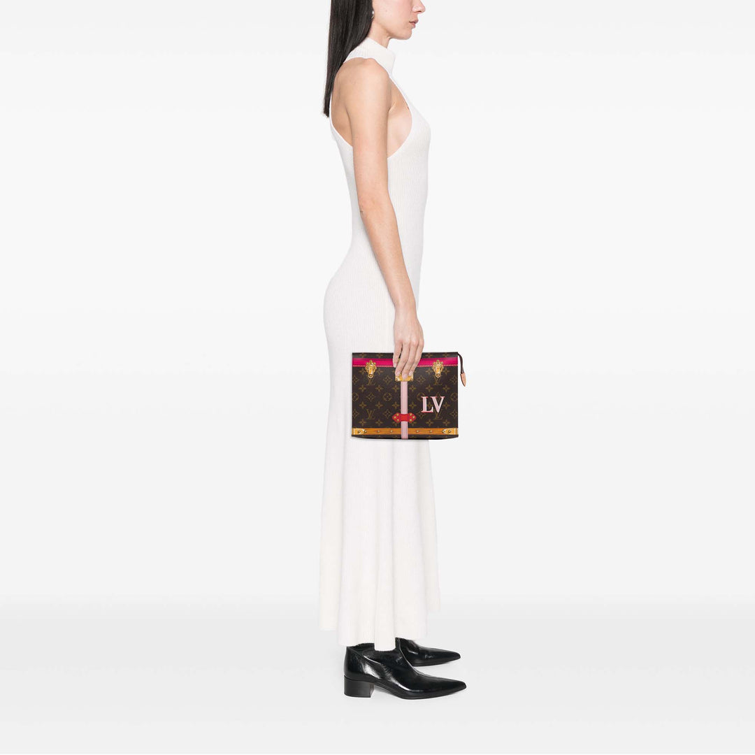 Louis Vuitton Summer Trunks Trousse de toilette 26 Monogram Marron