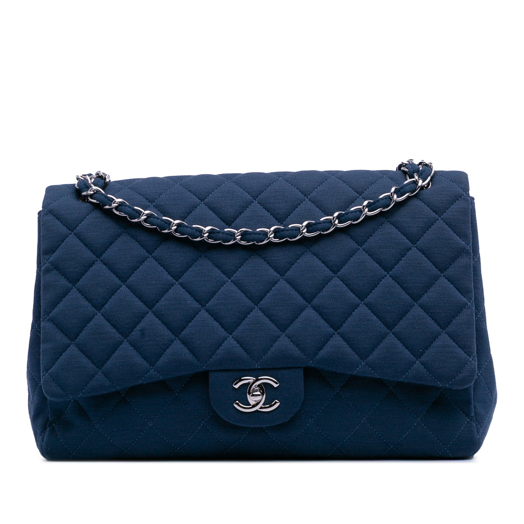 Chanel Maxi Classic Jersey Simple rabat