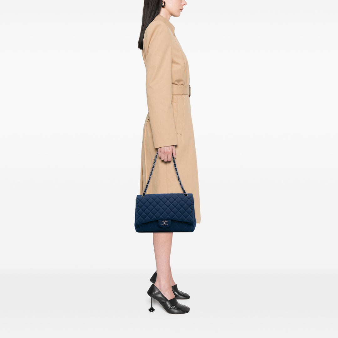 Chanel Maxi Classic Jersey Simple rabat
