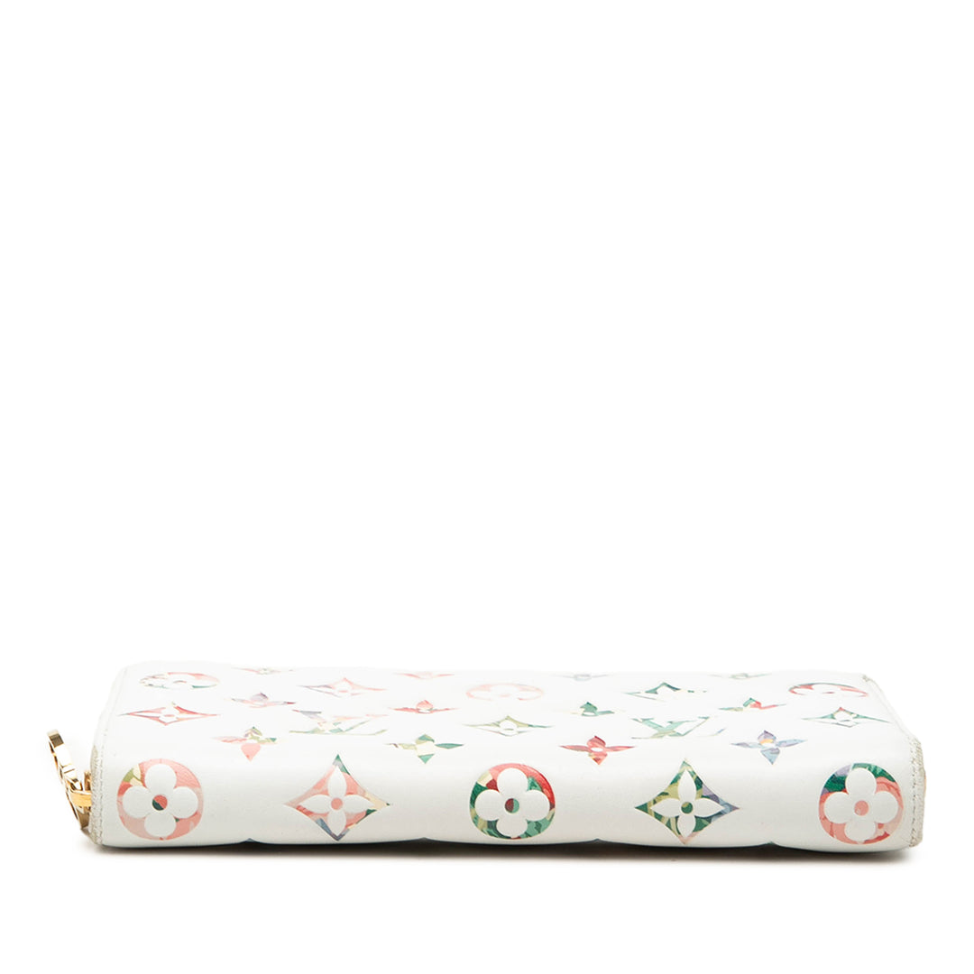 Garden Zippy Portefeuille long Monogram Blanc