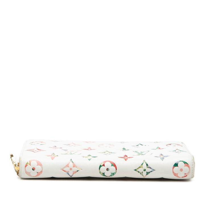 Garden Zippy Portefeuille long Monogram Blanc