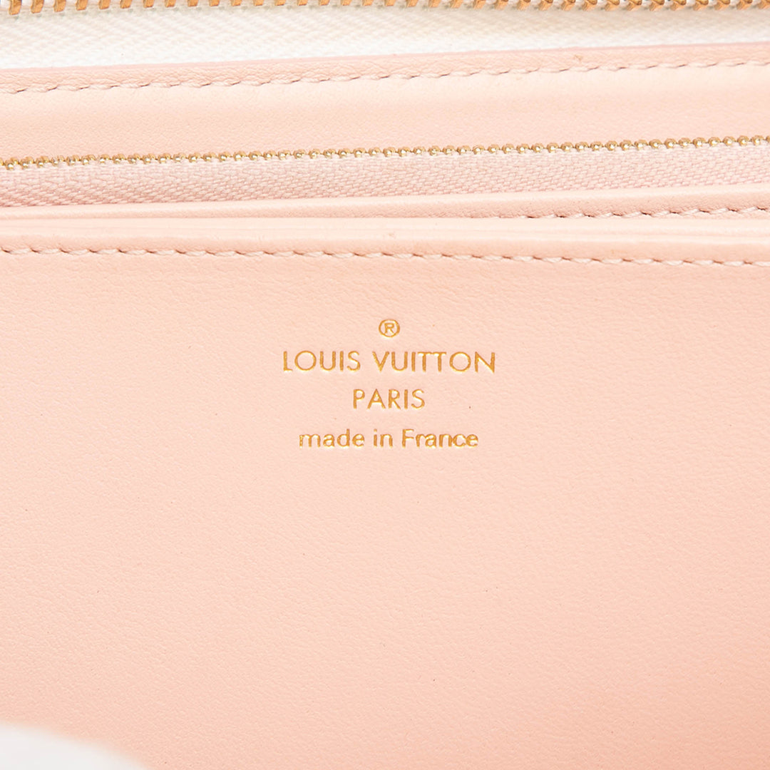 Garden Zippy Portefeuille long Monogram Blanc