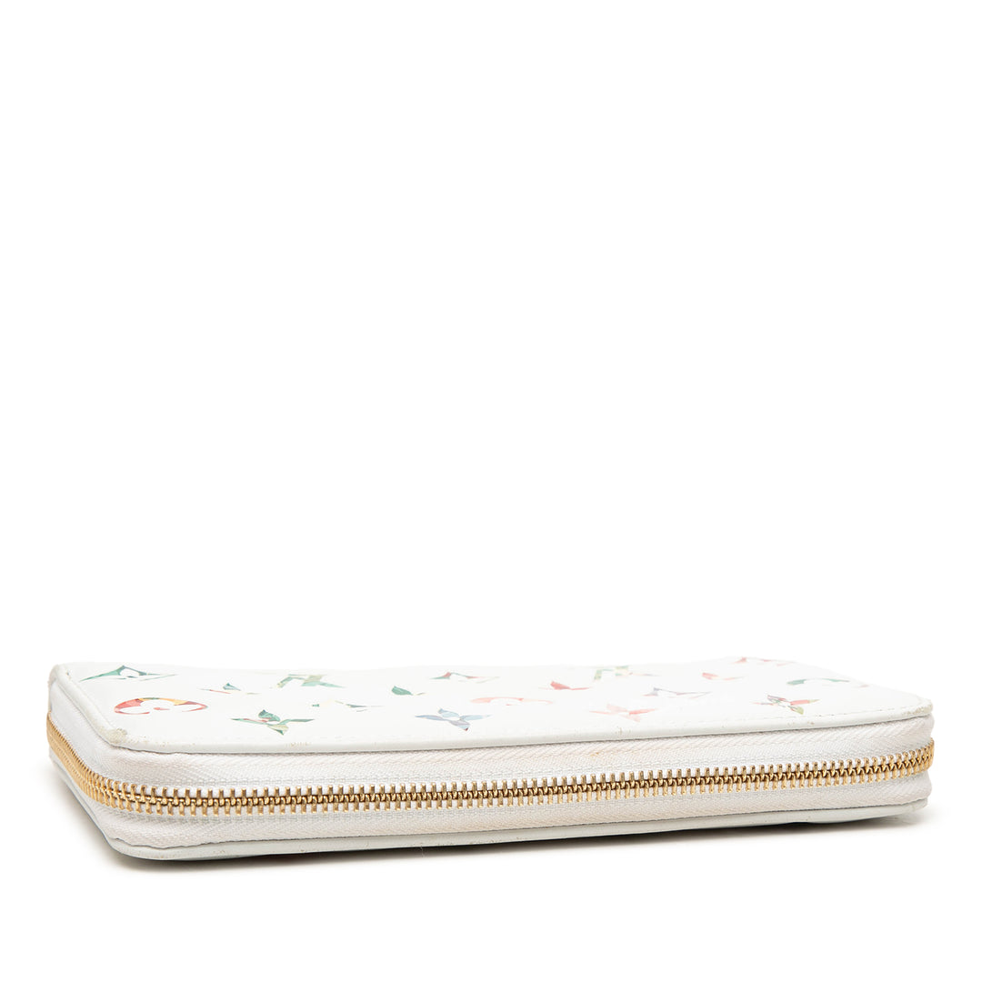 Garden Zippy Portefeuille long Monogram Blanc
