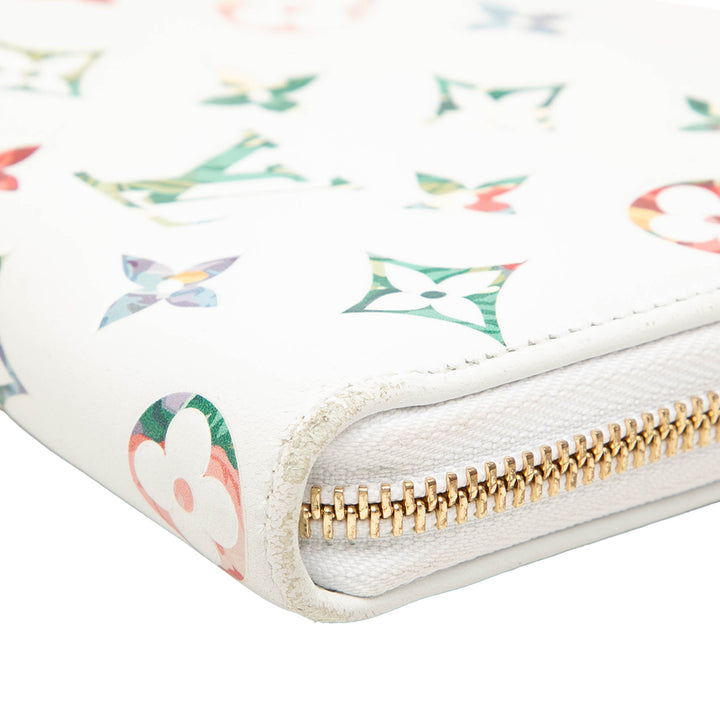 Garden Zippy Portefeuille long Monogram Blanc