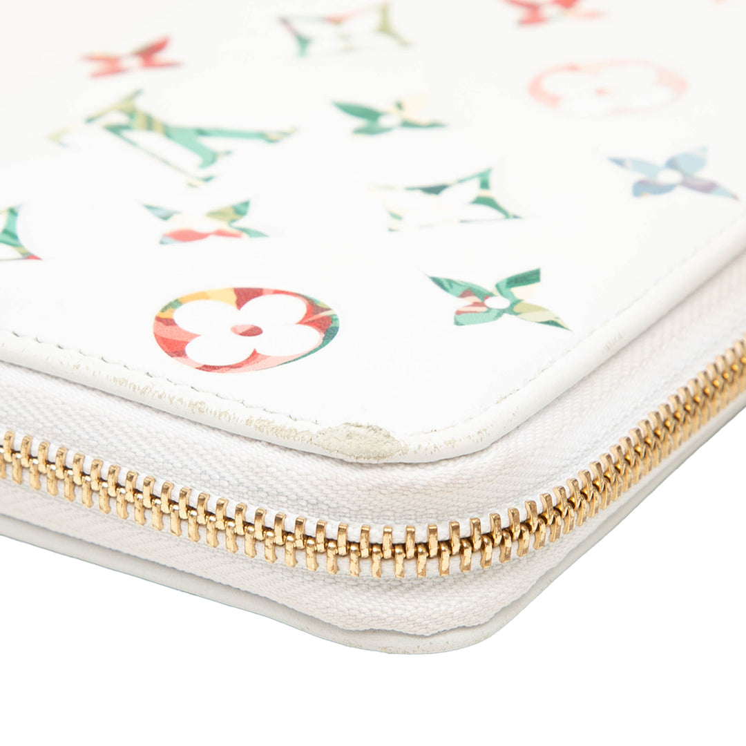 Garden Zippy Portefeuille long Monogram Blanc
