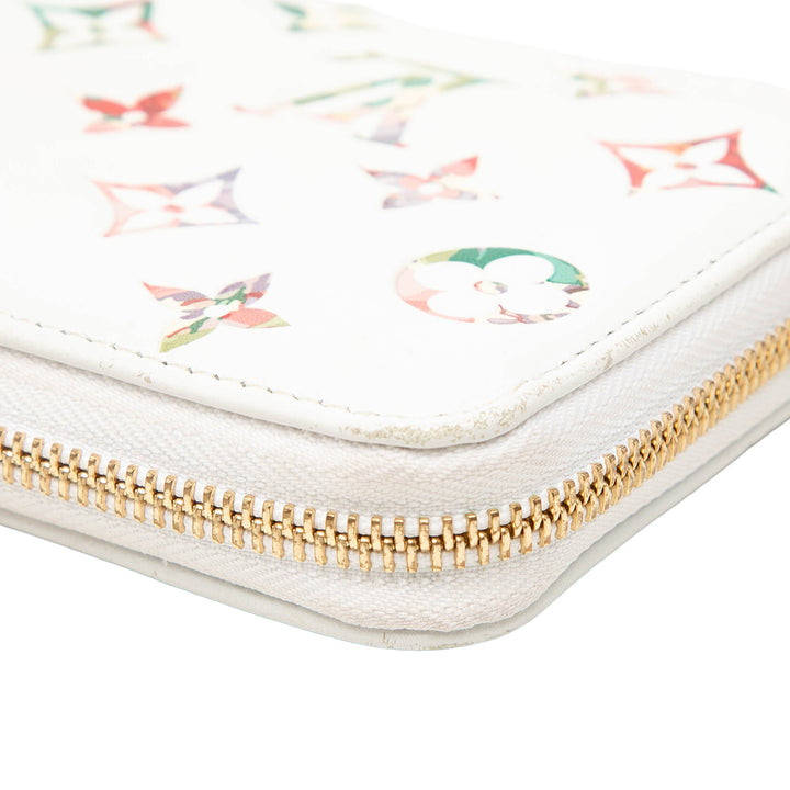 Garden Zippy Portefeuille long Monogram Blanc