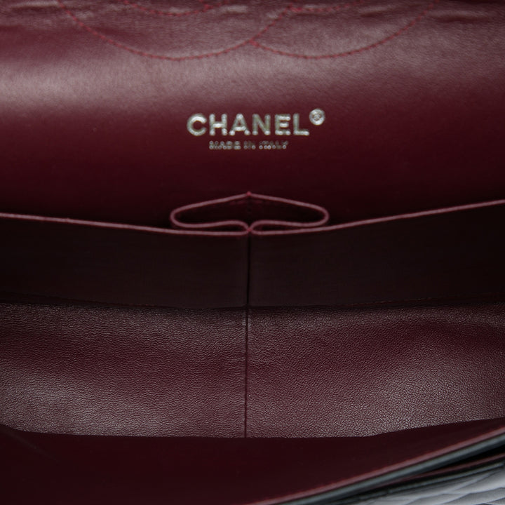 Chanel Classic Double rabat Jumbo Cuir d'agneau Noir