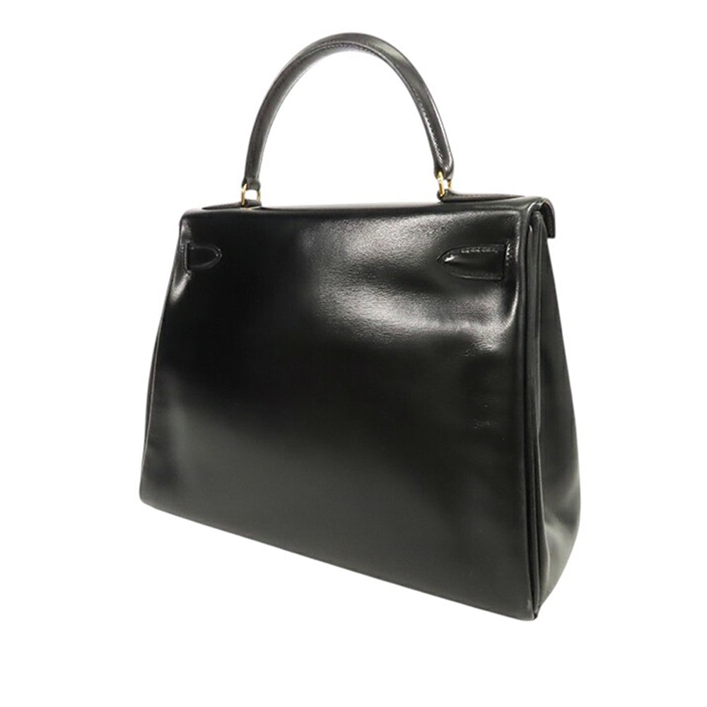 Hermès Boîte Veau Kelly Retourne 28 Noir – GABY PARIS Authentique