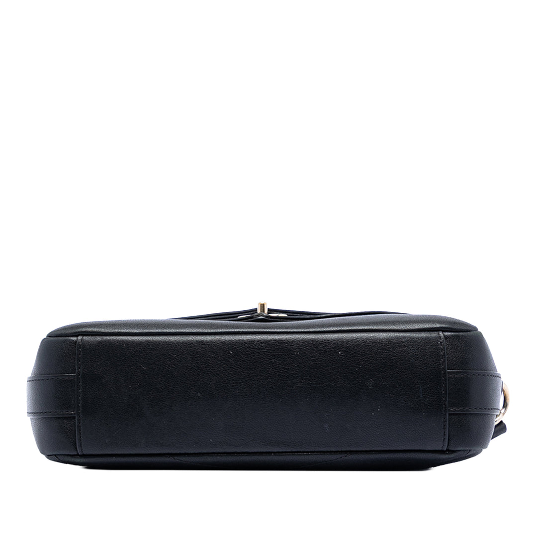 Chanel Matelassé Double Chevron à rabat Mini Cuir de mouton