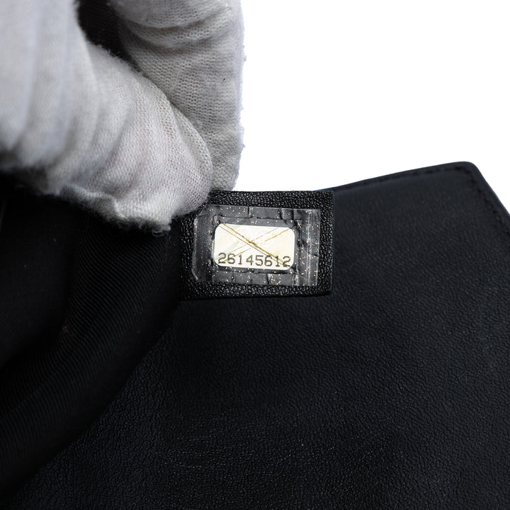 Chanel Matelassé Double Chevron à rabat Mini Cuir de mouton