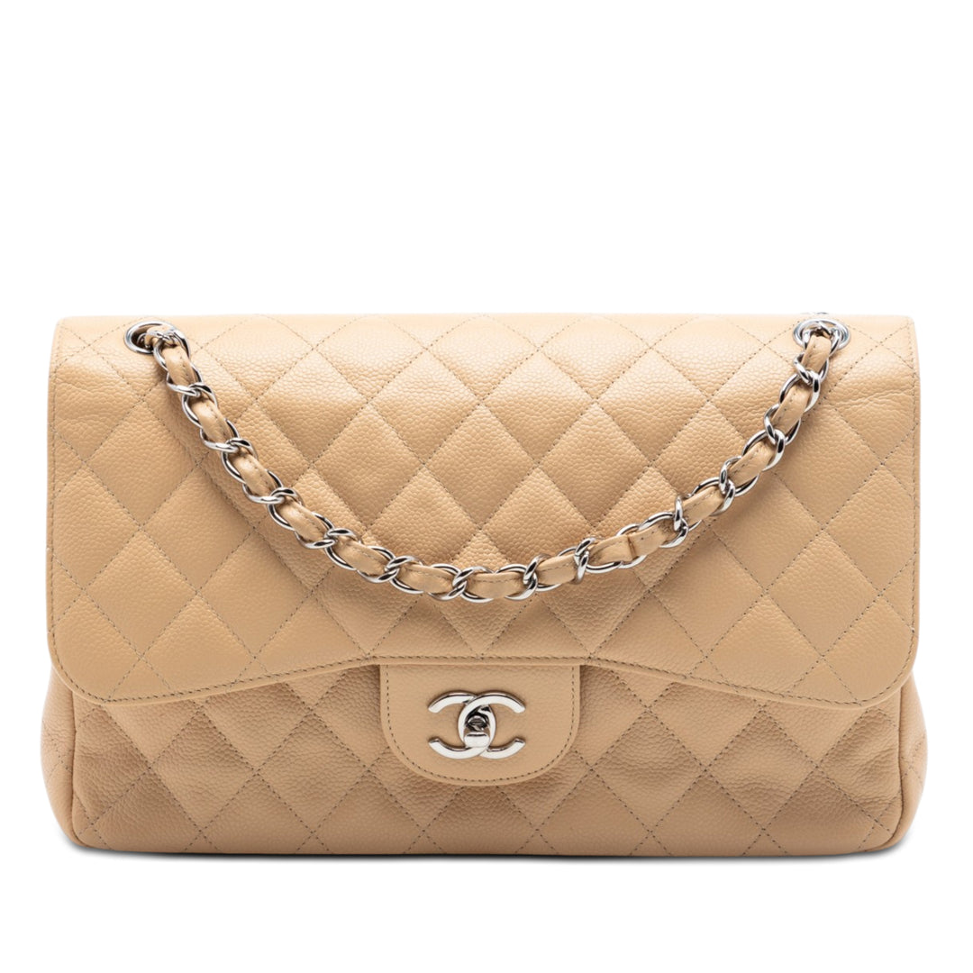 Chanel Jumbo Classic Caviar Double rabat