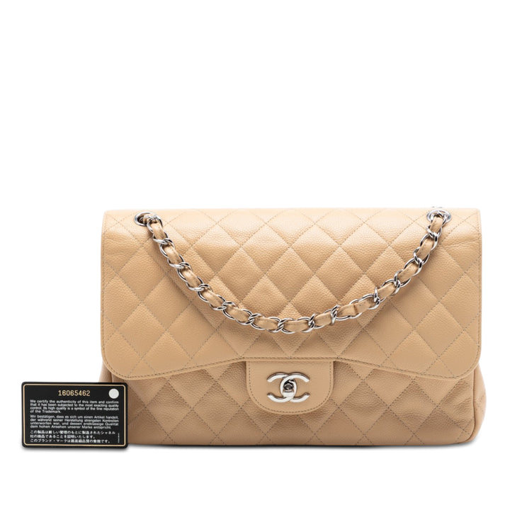 Chanel Jumbo Classic Caviar Double rabat