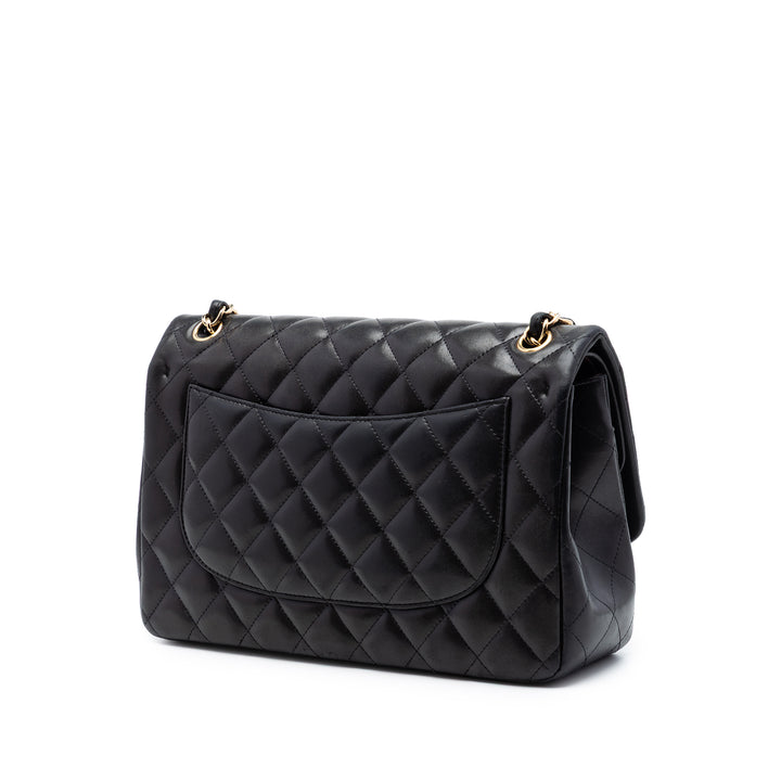 Chanel Jumbo Classic Cuir d’agneau Double rabat