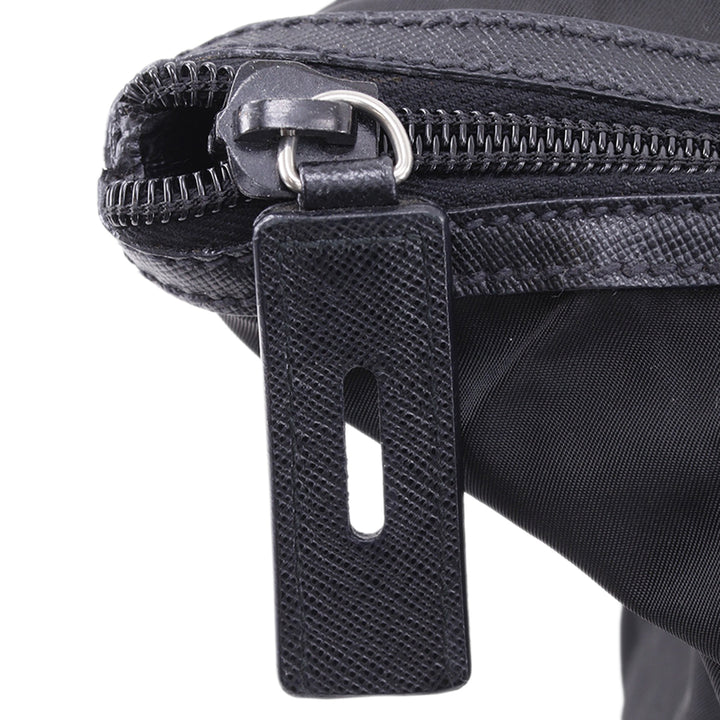 Prada Sac de voyage à finitions de voyage Saffiano Noir – vue 11 – GABY PARIS