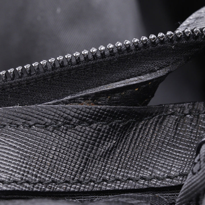 Prada Sac de voyage à finitions de voyage Saffiano Noir – vue 17 – GABY PARIS