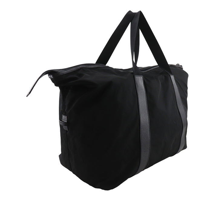 Prada Sac de voyage à finitions de voyage Saffiano Noir – vue 3 – GABY PARIS