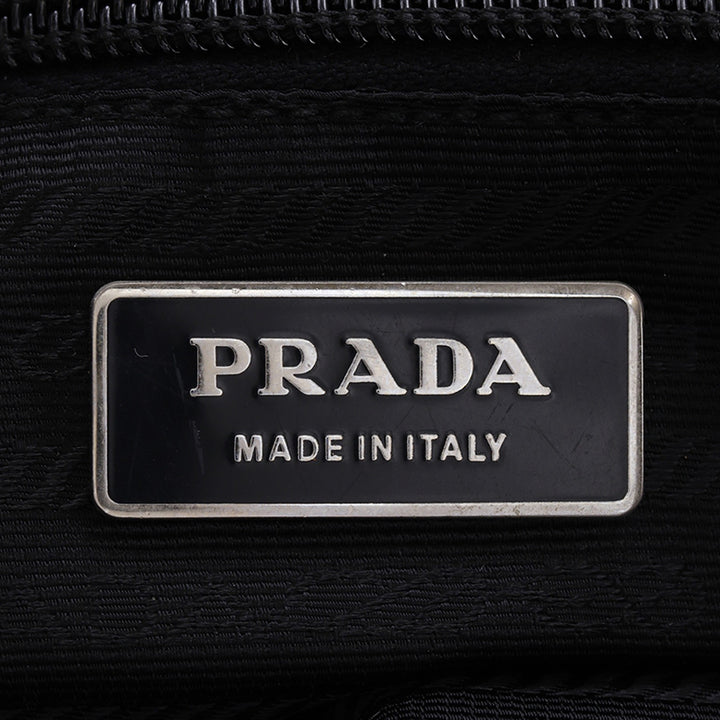 Prada Sac de voyage à finitions de voyage Saffiano Noir – vue 7 – GABY PARIS