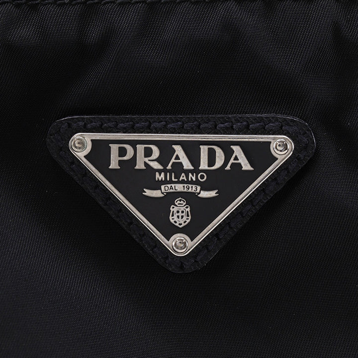 Prada Sac de voyage à finitions de voyage Saffiano Noir – vue 8 – GABY PARIS
