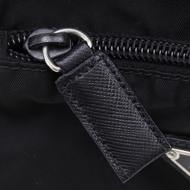 Prada Sac de voyage à finitions de voyage Saffiano Noir – vue 9 – GABY PARIS