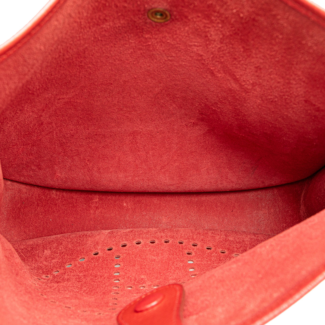 Hermès Sac bandoulière Evelyne I 33 Clémence Rouge – vue 4 – GABY PARIS
