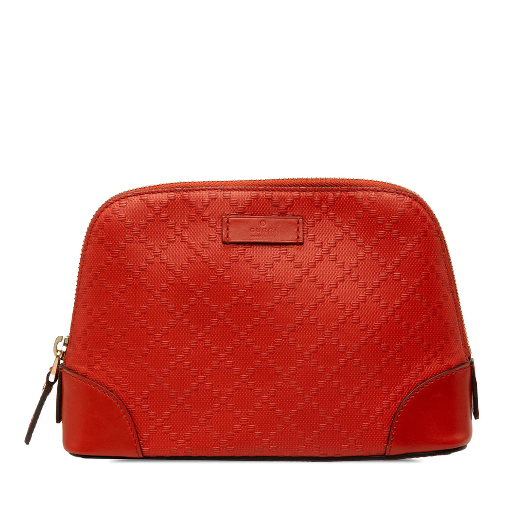 Gucci Trousse Diamante de maquillage Cuir de veau Rouge – vue principale – GABY PARIS